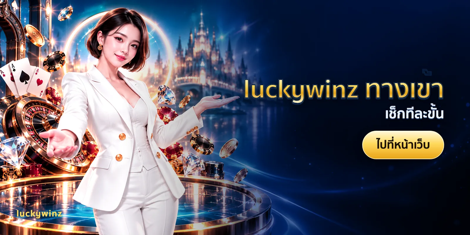 ภาพประกอบบทความ luckywinz ทางเข้า — เช็กทีละขั้น